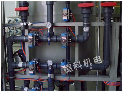 纯水混床管路安装
